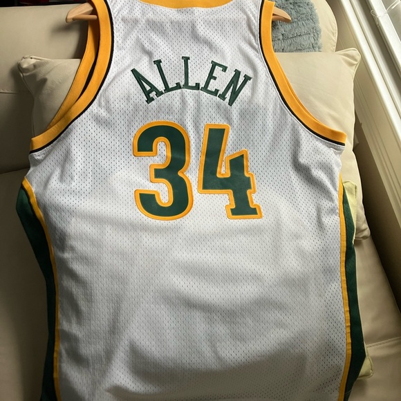 Seattle SuperSonics Ray Allen Swingman Jersey Men’s XL - Picture 2 of 2